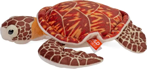 Vista 3 de Wild Republic Peluche de tortuga marina de carey de peluche, juguete de peluche, regalos para niños, Cuddlekins, 12 pulgadas