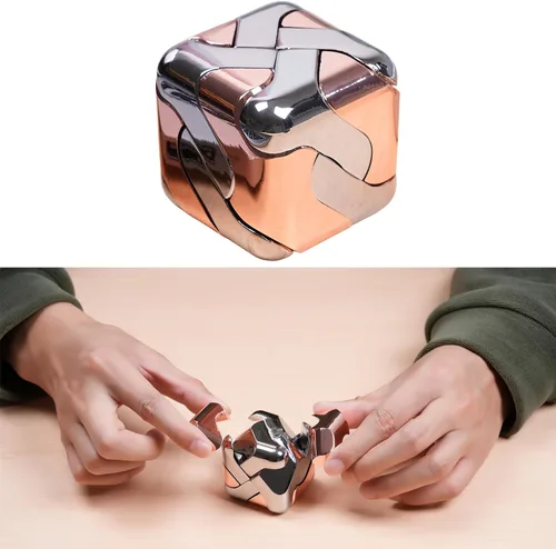 Vista 7 de Metal-Puzzles 3D-Brain-Teaser Toys: Geniales Gadgets-Stuff Box Puzzles-Juguete para niños, niños, adolescentes y adultos, herramientas