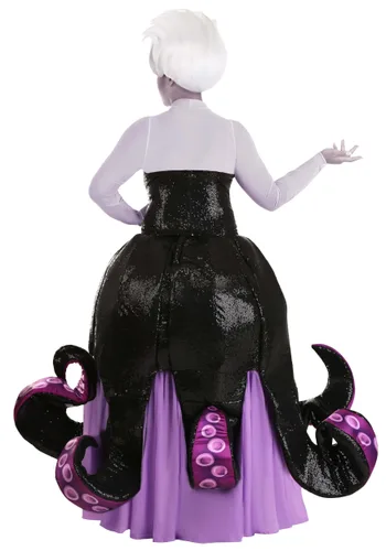 Vista 3 de Disfraz de Úrsula para Mujer Talla Plus de La Sirenita de Disney Multicolor