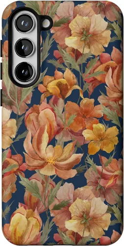 Vista 283 de Casely Funda para Galaxy S9 Postura de cadáver Yoga de esqueleto Diseño protector delgado esencial de doble capa