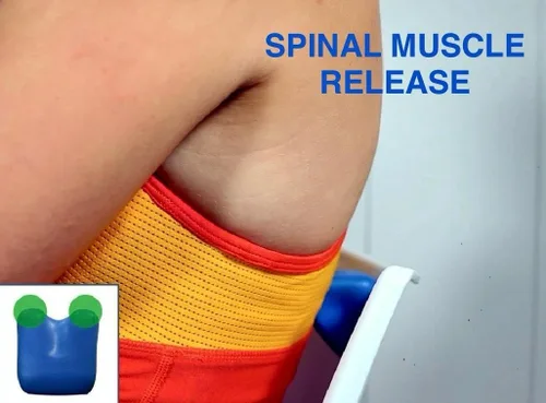 Vista 5 de Herramienta de auto-masaje para el dolor de cuello, espalda y cuerpo completo – Diseño fisioterapeuta, alivio específico 3 en 1, premium y portátil