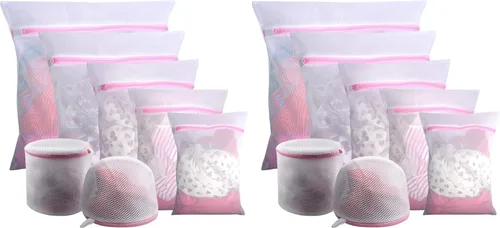 Vista 8 de GOGOODA - 3 bolsas de malla para lavandería, bolsas para lavado de prendas delicadas, lencería, medias