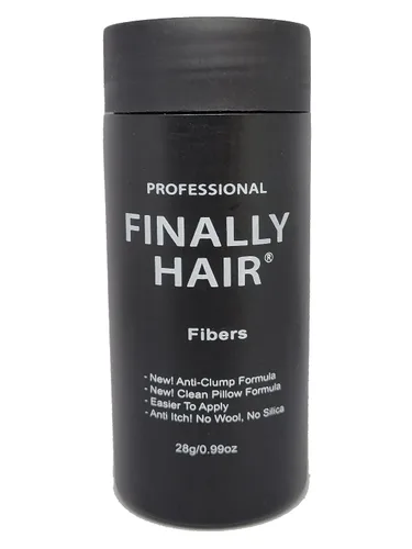 Vista 9 de Finally Hair fibras de queratina para la recontrucción del cabello, para el engrosamiento del cabello, corrector de la pérdida de la fibra del Caoba