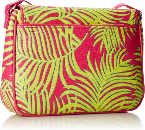 Vista 2 de Bandolera con solapa para mujer, talla única, Palm Fronds