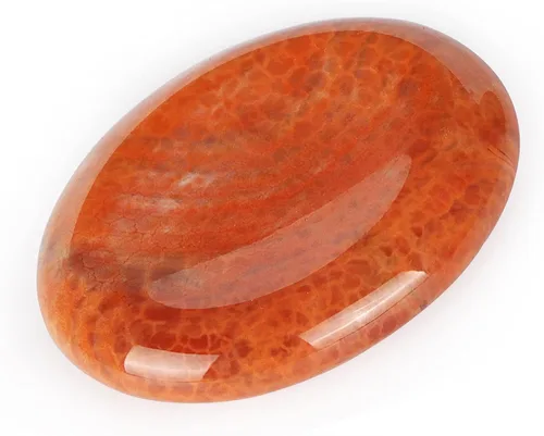 Vista 16 de Artistone Juego de 2 piedras de sangre africanas para el pulgar, piedras curativas naturales pulidas para chakras, para aliviar el estrés