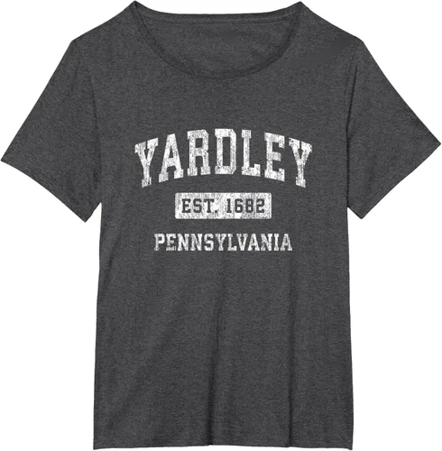 Vista 28 de Yardley Pennsylvania PA - Camiseta de manga corta, diseño deportivo