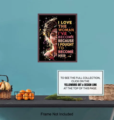Vista 7 de Póster motivacional de afroamericanos, citas inspiradoras de mujeres negras, arte de pared, cita de motivación, orgullo afronegro, arte de pared