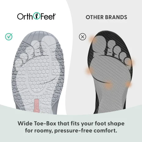 Vista 6 de Orthofeet Zapatillas ortopédicas de punto Kita manos libres para mujer
