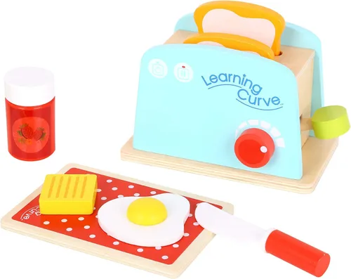 Vista 2 de Learning Curve Juego de tostadas Let's Make para niños exclusivo de Amazon