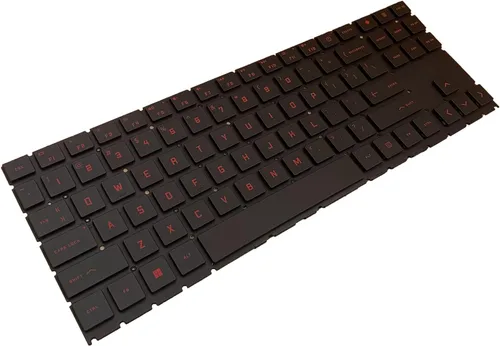 Vista 7 de Teclado retroiluminado rojo para portátil HP OMEN 15 2020 15-EN 15-EK 16-B 16-C 15-EN0010CA 15-EK0019NR 15-EN 15-EN0013DX 15-EN0023DX TPN-Q238