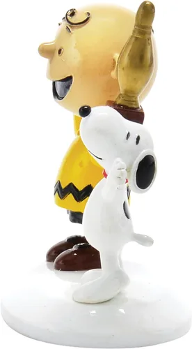 Vista 3 de Department 56 Peanuts Village Accessories Charlie Brown Breaks 100 - Figura de 2.18 pulgadas, multicolor