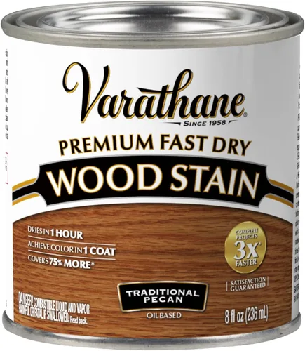 Vista 20 de Varathane 262023 - Tinte de madera prémium de secado rápido, Spring Oak, media pinta