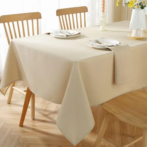 Vista 9 de SASTYBALE Juego de 4 servilletas de lino sintético, sin arrugas, lavables, de tela suave, texturizada, para comedor, cena, fiesta, boda, vacaciones