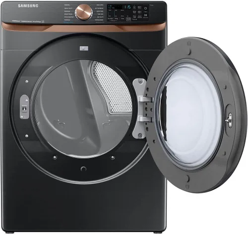 Vista 8 de Samsung DVE50BG8300V Secadora Eléctrica Inteligente de 7.4 Pies Cúbicos con Steam Sanitize+ y Sensor Dry – Negro Cepillado