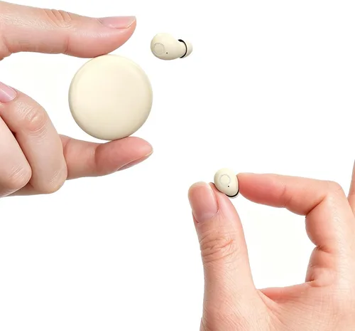 Vista 10 de Xmenha Mini auriculares invisibles inalámbricos Bluetooth de perfil bajo, micro pequeños y discretos para dormir, pequeños canales auditivos