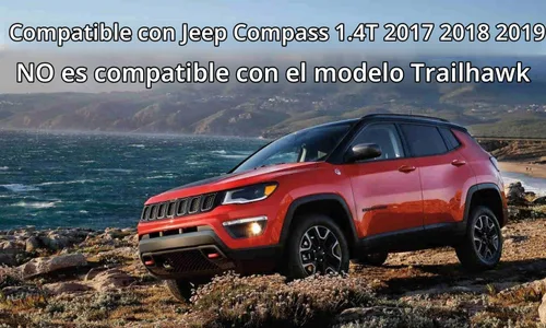 Vista 2 de Kit de Guardabarros para Jeep Compass 2017-2024 Protector contra Salpicaduras de Barro Delantero y Trasero Juego de 4 Piezas de TOPGRIL