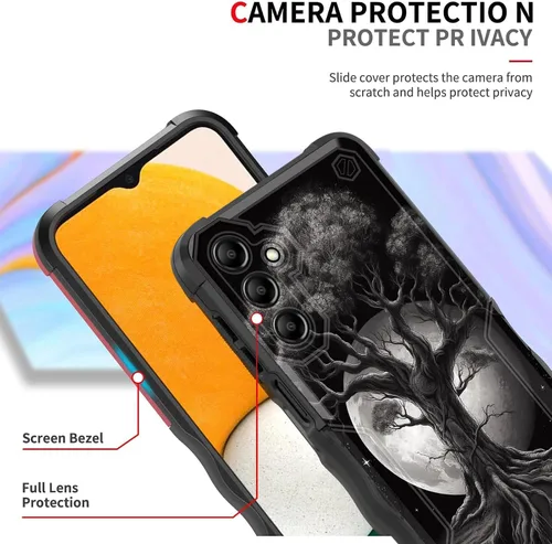Vista 191 de Funda para Galaxy A14 5G, [Doble Capa][Protección contra Caídas de Grado Militar de 10 Pies] [Antideslizante] Funda Resistente a Prueba de Golpes