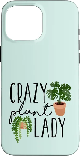 Vista 19 de Crazy Plant Lady - Cute Plant Lovers Gardening Theme Case for iPhone 17