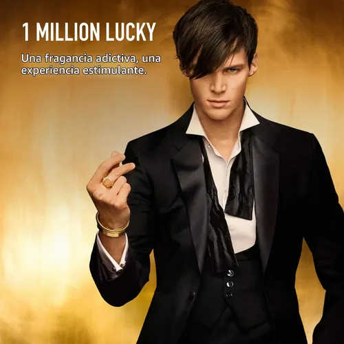 Vista 5 de Agua de tocador Paco Rabanne Million Lucky para hombre