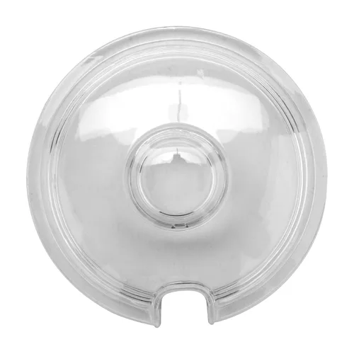 Vista 2 de G.E.T. CD-8-C-2-CL - Tarro de condimentos resistente a la rotura con tapa ranurada, transparente