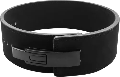 Vista 8 de Flexz Fitness Lever Weight Lifting Belt Leather - 10MM 13MM Powerlifting Gym Belts for Men & Women - Lower Back Support for Weightlifting Deadlifts