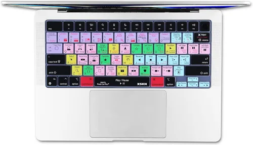 Vista 2 de Final Cut Pro Shortcut US Layout - Funda de silicona para teclado de MacBook de 14 pulgadas A2442 16 A2485 con (chip M1/Max) Liquid Retina XDR