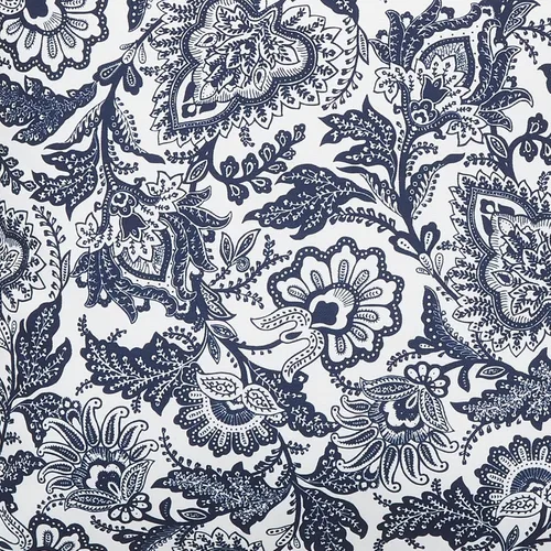 Vista 3 de Vera Bradley Juego de 2 manteles individuales reversibles de algodón Java Navy & White - Algodón reciclado