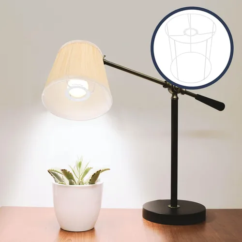 Vista 9 de Soporte de pantalla de hierro forjado Soporte de lámpara de bricolaje Marco de lámpara de bricolaje Herramienta de lámpara Marco de luz Soporte