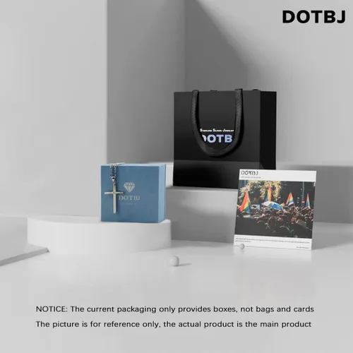 Vista 7 de DOTBJ Collar con colgante de cruz de San Miguel San Cristóbal San Patricio Jesús Regalos del día de San Valentín para hombres y mujeres