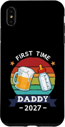 Vista 11 de First Time Daddy 2027 Funny Dad to Be Pregnancy Reveal Case for iPhone 17