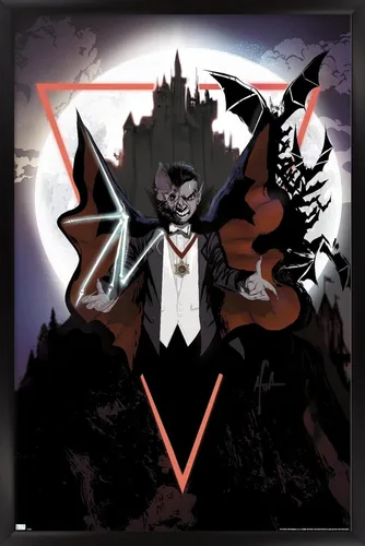 Vista 6 de Trends International Drácula - Póster de pared con ilustración, 22.375 x 34 pulgadas, versión premium sin marco