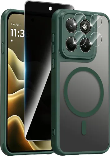 Vista 12 de Funda magnética para Motorola Edge 2026, con protector de pantalla de privacidad y protector de lente de cámara, [militar a prueba de golpes] funda