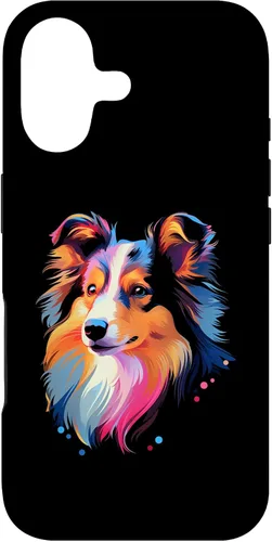 Vista 32 de Shetland Sheepdog Shelti Puppy Best Dog Walking Pet Case for iPhone 16