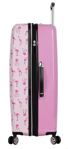 Vista 4 de Betsey Johnson Colección de equipaje a cuadros de 30.0in, extensible resistente a los arañazos (ABS + PC) maleta rígida Bolsa ligera de diseño