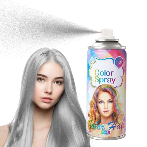 Vista 8 de Spray de color temporal para el cabello, tinte para el cabello rojo, tinte de cabello para mujeres, tinte temporal para el cabello, lavable, fácil