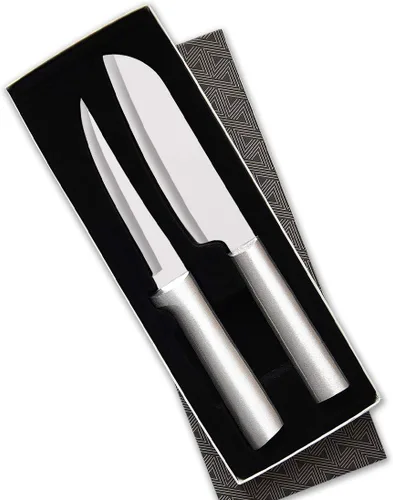 Vista 6 de Rada Cutlery Juego de regalo de dos piezas de acero inoxidable Cook's Choice de resina de acero, 2, mango negro