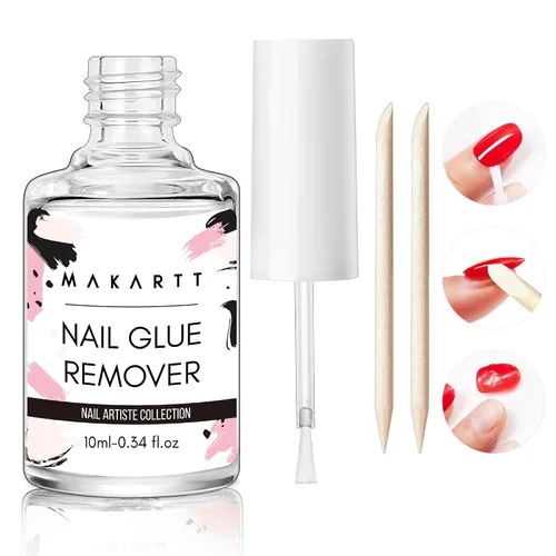 Vista 11 de Makartt Gel de pegamento sólido para uñas: pegamento de uñas de gel extra fuerte para uñas a presión y puntas falsas, pegamento de uñas fuerte