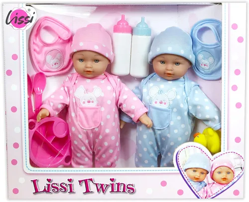 Vista 2 de Lissi Muñecas de bebé gemelas de 11