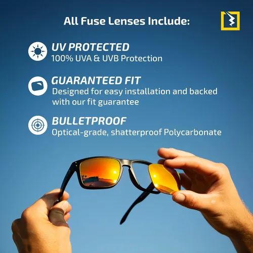 Vista 5 de Fuse Lenses Non-Polarized Replacement Lenses For Oakley Holbrook XL Sunglasses - Polarized Options