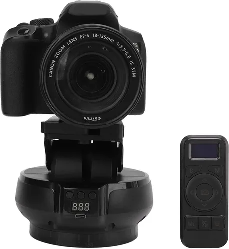 Vista 9 de Cabezal de bola de trípode panorámico motorizado de 2.4G, cabezal de inclinación panorámico motorizado automático con interfaz de liberación