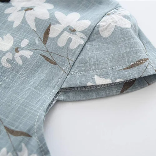 Vista 4 de SSZZoo - Vestido para niña con estampado floral y estilo chino Cheongsam