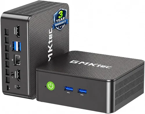 Vista 15 de GMKtec Mini PC, G11 Plus AMD Ryzen 5 3500U16GB DDR4 RAM 512GB SSD Computadora