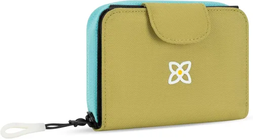 Vista 8 de Sherpani Barcelona, pequeña cartera de nailon plegable con bolsillo con cremallera para mujer, bolsa de viaje, protección RFID