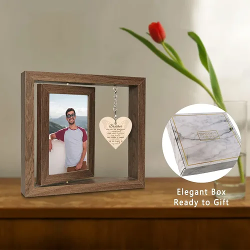 Vista 2 de EYITUPC Regalos de condolencias por la pérdida del hermano, marco conmemorativo en memoria del hermano, regalos de duelo en recuerdo de hermano