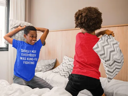 Vista 3 de Expression Tees Surely Not Everybody was Kung-Fu Fighting - Camiseta sin mangas para mujer