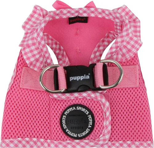 Vista 2 de Puppia Vivien - Arnés tipo chaleco para perro, apto para todas las estaciones, de malla, lindo, sin tirones, sin estrangulamiento, para Pequeño