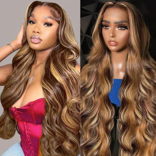Vista 56 de Aaliweya Pelucas de cabello humano ondulado con cierre de encaje suizo real HD de 5 x 5 para mujer, densidad 15A, 200%, sin pegamento, con cordón
