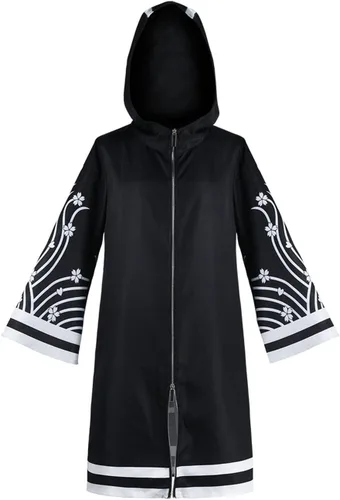 Vista 4 de Disfraz de anime cosplay de Senju Kawaragi, uniforme de Halloween, capa larga
