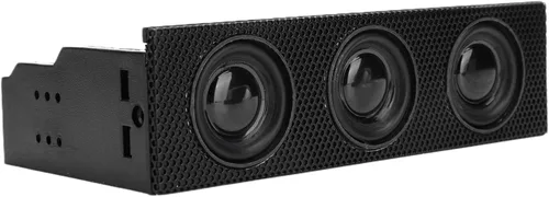 Vista 3 de Zopsc 5.25in Panel frontal USB PC Panel frontal Altavoz estéreo envolvente computadora caso incorporado Mic altavoz STW9005
