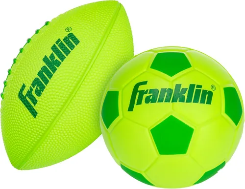 Vista 8 de Franklin Sports Kids Mini Foam Sports Balls - Indoor + Outdoor Soft Foam Toy Balls for Kids - Perfect Backyard + Practice - Mini